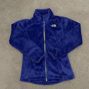 Girl's The North Face Fleece Zip Up Jacket - Large
